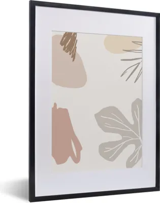 Produktbild von MuchoWow® Gerahmtes Poster Sommer - Beize - Farbe 30x40 cm - Poster mit Schwarzem Bilderrahmen Wandposter Rahmen Foto Bilder - Wandposter Schlafzimmer