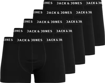 Produktbild von JACK & JONES Herren Jack & Jones Boxershorts 5er Pack Trunks Stretch Unterhose JACHUEY Größe: M