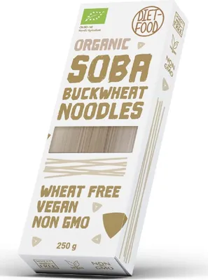 MAKARON (GRYCZANY) NOODLE SOBA BIO 250 g - DIET-FOOD