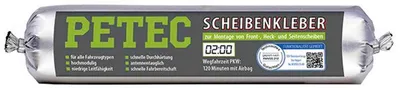 Produktbild von Petec Scheibenkleber schwarz Schlauchbeutel Front Seitenscheiben 400ml 83400