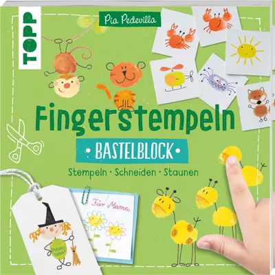 Produktbild von Pedevilla, P: Fingerstempeln. Bastelblock