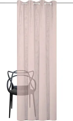 Produktbild von Home Basics Softy Ösenschal 245 x 140 cm 1x Fertigschal Rose