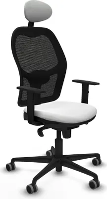 Obrázok produktu pre Kancelárske kreslo s opierkou hlavy Jorquera Piqueras y Crespo 1D036G1 White