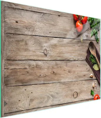 Obrázek produktu pro Skleněná krájecí deska 52x30 dřevo