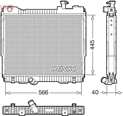 Zdjęcie produktu dla Chłodnica silnika DENSO DRM23119