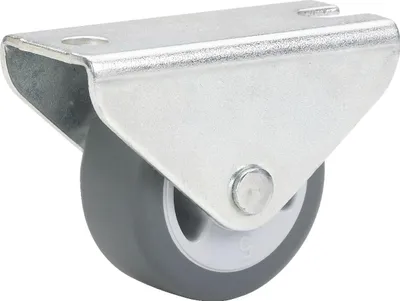 Obrázok produktu pre D?rner + Helmer Parkett Bockrolle 50x19mm M?belrolle Tragkraft 55kg Gummirad
