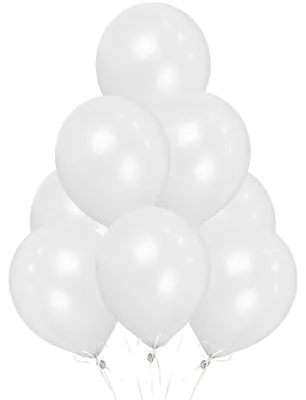 25 weiße Latexballons 12 Zoll für Hochzeit & Party