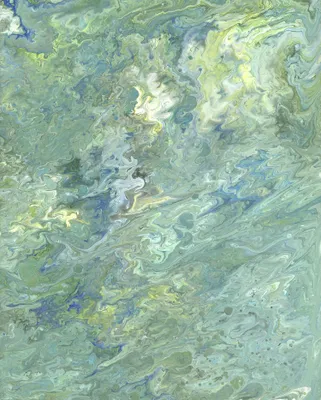 Zdjęcie produktu dla Komar fototapeta Odbicie przepływu zielonymIniebieskim - 610004 - 200 x 250 cm