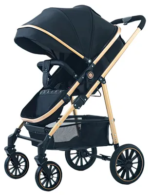 Produktbild von Babywagen, Automatisches Falten, Leichtes Design, Schwarz