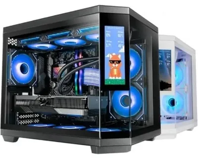 Obrázek produktu pro Mars Gaming MC3TCORELCDM, Mini Tower, PC, Černá, Micro ATX, Mini-ITX, Temperované sklo, Hraní