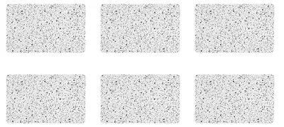 Produktbild von RICOLOR 12087 Frühstücksbrettchen Granit-Optik, HPL, 23,5 x 14,5 cm, grau (6er Pack)