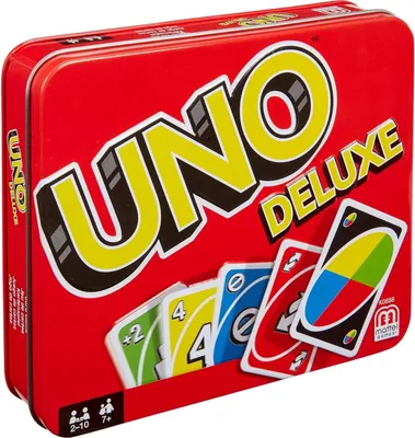 Image de Games UNO Deluxe, Jeu de cartes, Dépouillement, 7 an(s), ...