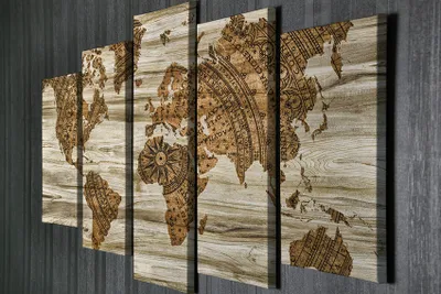 Immagine prodotto di Wallity, BC60- SYM4287, Colorato, Stampe su tela, 105 x 70 cm, 100% tela