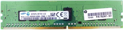 Produktbild von Samsung 4 GB RAM, RDIMM, DDR4, ECC, Server, 2133 MHz, PC4-2133P, 752368-581, 1Rx8, 17000R