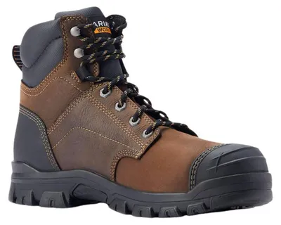 Image de Bottes Ariat Treadfast 6" imperméables à embout en acier pour homme