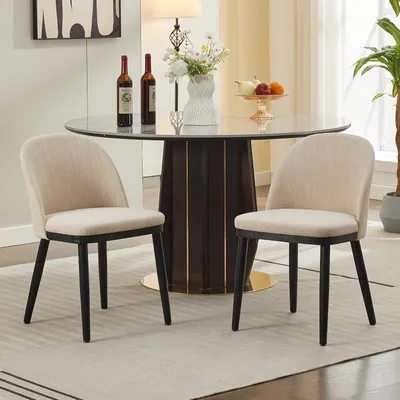 Produktbild von Set aus 2 modernen Esszimmerstühlen – Designstühle – Küchenstühle – Restaurantstühle – Bürostühle