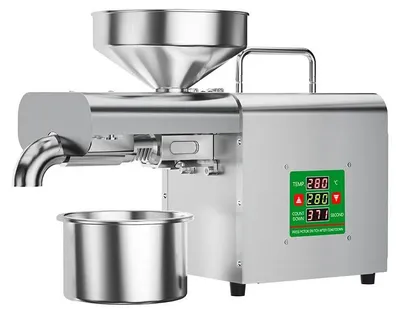 Produktbild von Elektrische Ölpresse - Modell X3 Kaltpressmaschine - Automatisch für Haushalt - Für Leinsamen und Erdnüsse - 220V EU-Stecker - Farbe X3