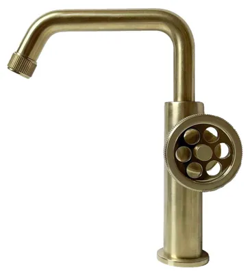 Image de Indus mitigeur lavabo bas or brossé Essebagno