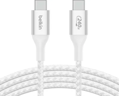 Produktbild von Belkin BOOST CHARGE 240W weiß USB-C/USB-C Kab.,2m CAB015bt2MWH