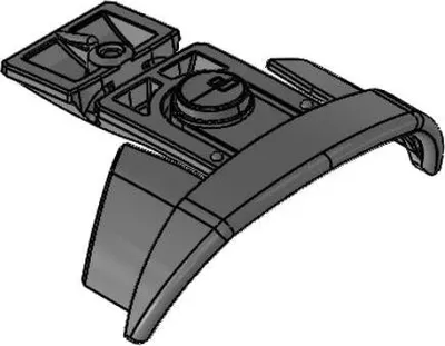 Produktbild von Centurion Schutzblechabschluss für Apollo 28 Zoll Schwarz - passgenender Absc...
