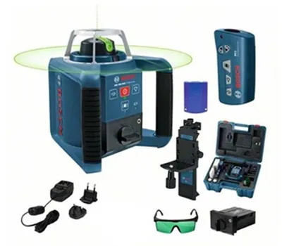 Produktbild von Rotationslaser GRL 300 HVG, 1 x 9 V-Blockbatterie (6LR61) im Handwerkerkoffer