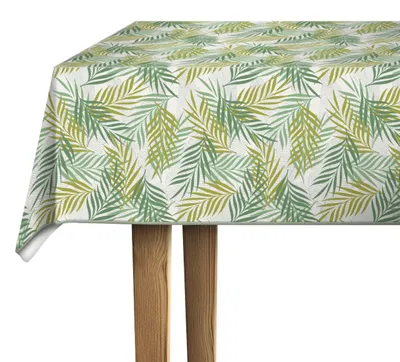 Image de Nappe Ronde Rain Forest Sans Pvc, Motif Tropical, 140cm - D-c-fix