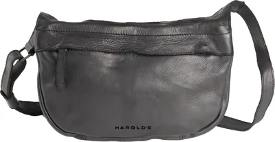 Produktbild von HAROLD'S Leder Umhängetasche Submarine Shoulderbag Zip Black schwarz