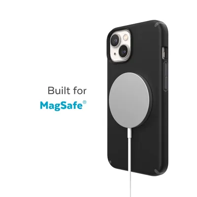 Produktbild von Speck CandyShell Pro + MagSafe - iPhone 14 Plus Tasche mit MICROBAN-Beschichtung (Schwarz / Schiefergrau)