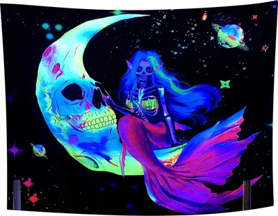 Immagine prodotto di Decorazione murale UV FLUORESCENT GOBELIN ODBLASK 150cm XL moon
