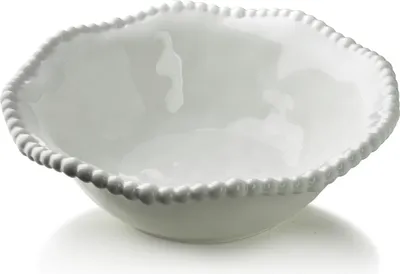 Produktbild von Schüssel Porzellan BASIC Kugelrand 23x23x8 cm Weiß 1 Stück
