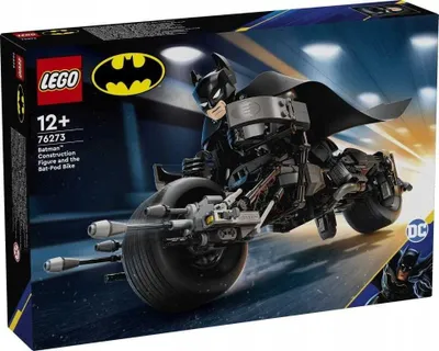 Produktbild von 76273 – LEGO Batman – Batman™-Figur zum Zusammenbauen und Batcycle