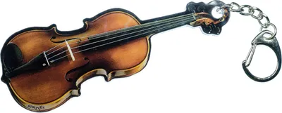 Produktbild von Geige Schlüsselanhänger Miniblings Anhänger Schlüsselring Musik mit Spiegel