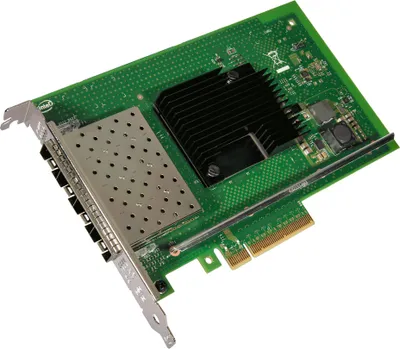 Obrázek produktu pro Intel X710-DA4, Interní, Kabel, PCI Express, Vlákno, 10000 Mbit/s, Černá, Zelená
