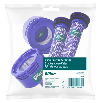 Produktbild von 2 x Vorfilter und 2X HEPA Nachmotorfilter für Dyson V8 V7 Staubsauger, Ersatzteile Filter Zubehör Set