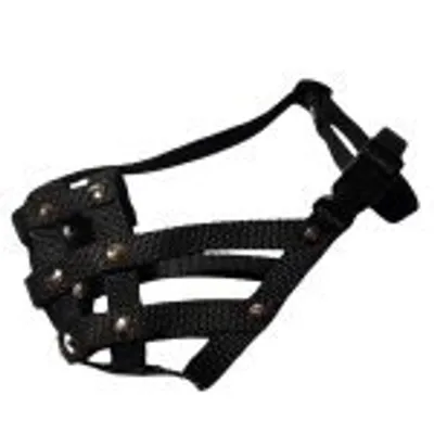 Produktbild von Palkar Nylon-Maulkorb für kurze Nasen für Hunde in der Größe. 3 25 cm x 5,5 cm schwarz (Palkar Nylon-Maulkorb für kurznasige Hunde Größe 3 25 cm x 5,5 cm schwarz)