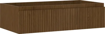Produktbild von Mexen Rivel Badezimmer-Unterschrank 90 cm, 1 Schublade, geriffelt, Nussbaum - 91A20-09023-1-BF86