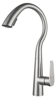 Immagine prodotto di Miscelatore da cucina con doccetta estraibile e design girevole