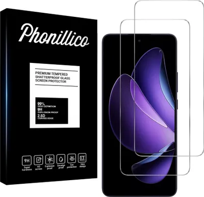 Immagine prodotto di Vetro temperato per Oppo Reno 13 F 5G [2 pezzi] Pellicola protettiva dello schermo Antigraffio Vetro Resistente Phonillico®