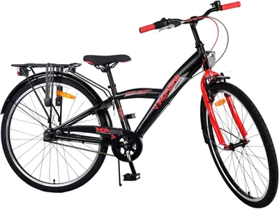 Produktbild von TPFSports Thombike Kinderfahrrad - Jungen - 26 Zoll - Rücktritt + Handbremse - 3 Gänge - Rot
