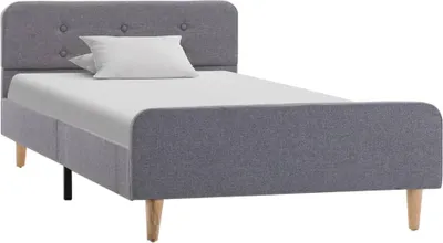 Obrázok produktu pre vidaXL Posteľný rošt Light Grey Fabric 90x200 cm