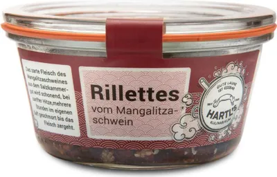 Produktbild von Rillettes vom Mangalitzaschwein 170g - Fertiggericht von Hartls Kulinarikum