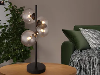 Produktbild von Globo Lighting Tischleuchte Metall schwarz matt, 4x G9 LED