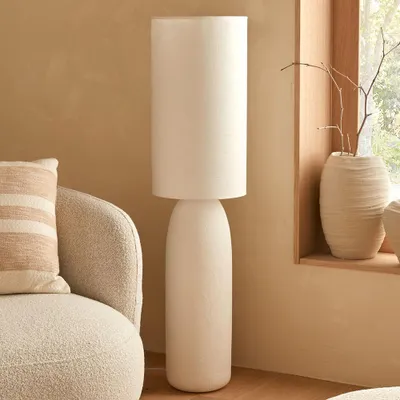 Image de Eazy Living Lampadaire Maline blanc