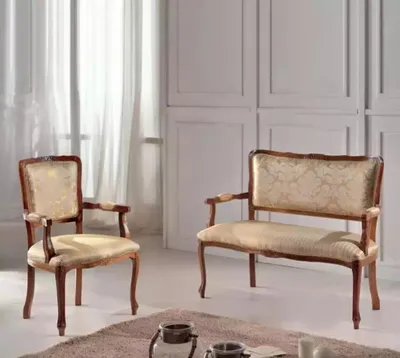 Produktbild von Sofa 2 Sitzer Sessel Couchen Sofa Polster Sitz Garnitur Sitz Bank Set