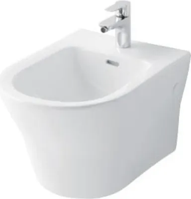 Produktbild von TOTO Wand-Bidet MH mit Hahnloch und Überlauf weiß