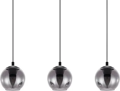 Immagine prodotto di Lampada da tavolo Ariscani a 3 luci in vetro fumè