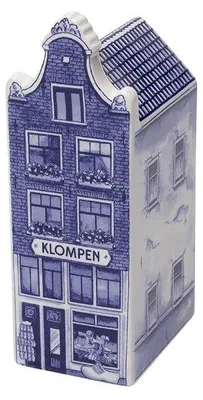 Productafbeelding van Heinen Delfts Blauw – Huis – Klompen – Blauw – Keramiek – 14 cm