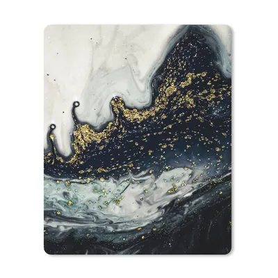 Produktbild von MuchoWow® Mauspad Mousepad Marmor - Abstrakt - Gold - Luxus 19x23 cm - Mousepads - Maus Mat - Pad - Mausunterlage - Mauspads - Spielen