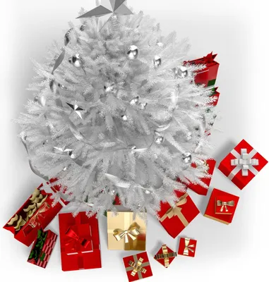 Immagine prodotto di Albero di Natale bianco 150 cm con 350 aghi e supporto stabile