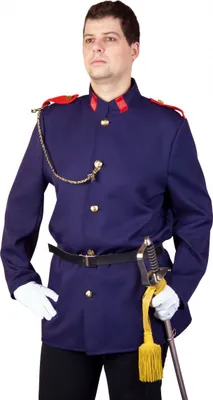Produktbild von Uniformjacke mit Gürtel blau Gr. 54/56